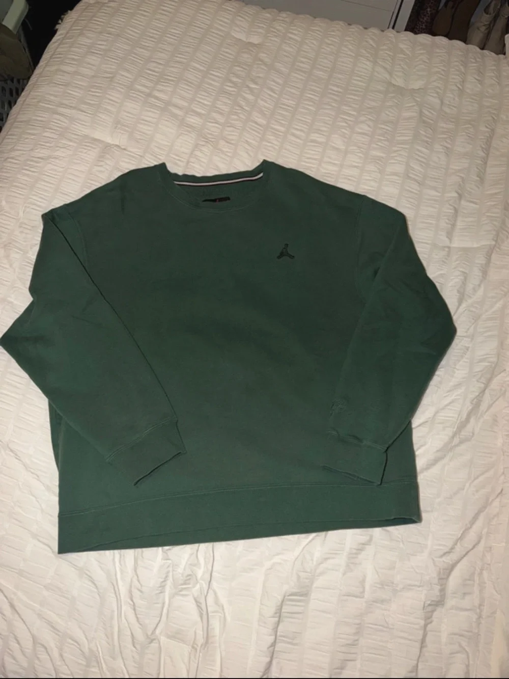Jordan Men's Dark Green Crewneck Sweatshirt